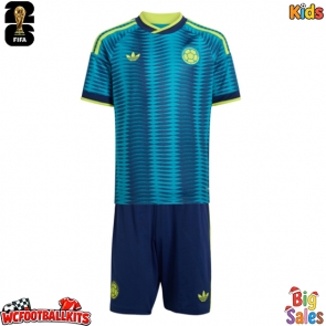 Colombia Replica Away Stadium Kit for Kids World Cup 2026 Short Sleeve (+ pants)